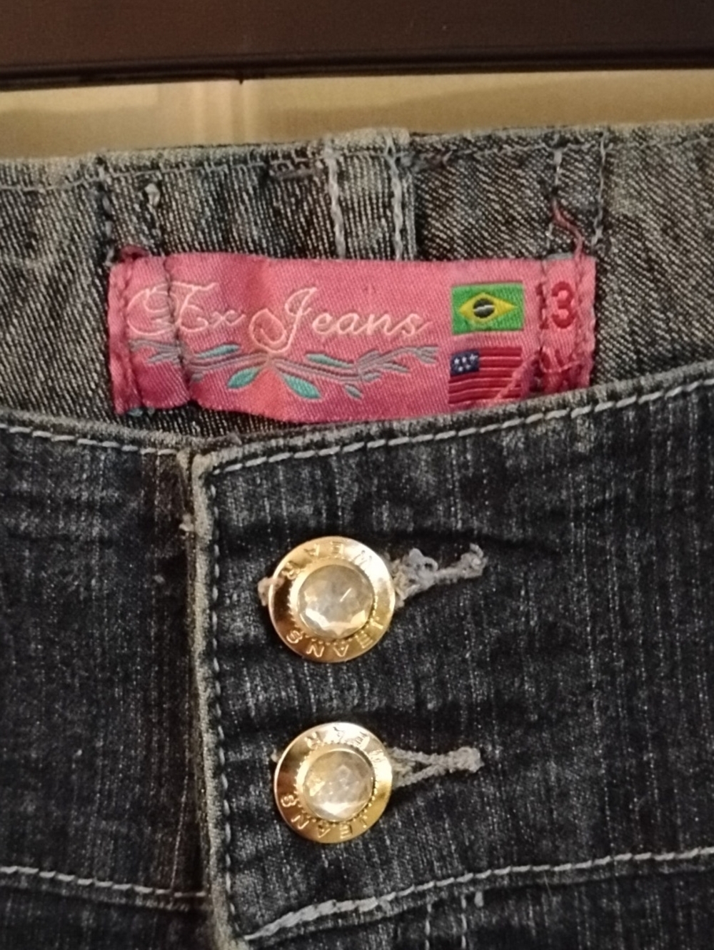 Women's Dark Gray Denim Jeans - Pink Label/ Open To Offers